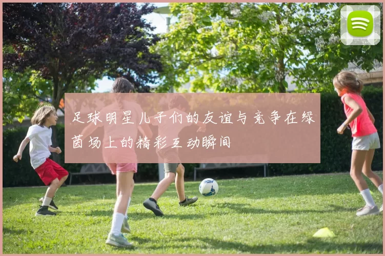足球明星儿子们的友谊与竞争在绿茵场上的精彩互动瞬间
